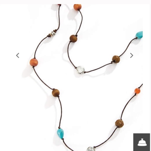 J. Jill NEW Summer Sunset Station Necklace NWT - Picture 7 of 8